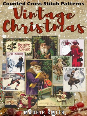 cover image of Vintage Christmas Counted Cross-Stitch Patterns